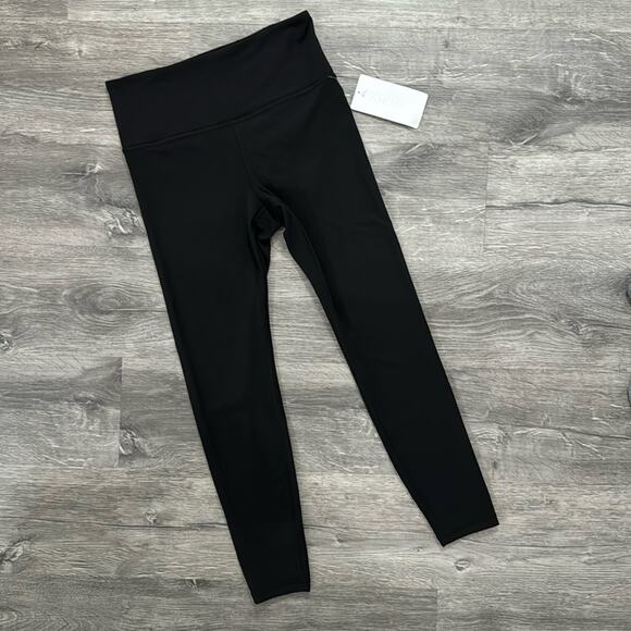 NWT Athleta Ultra High Rise Elation Black Legging / Tight Size Medium TALL - Picture 2 of 11
